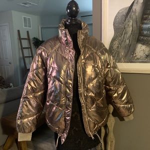 H&M Metallic Puffer. BRAND NEW!!